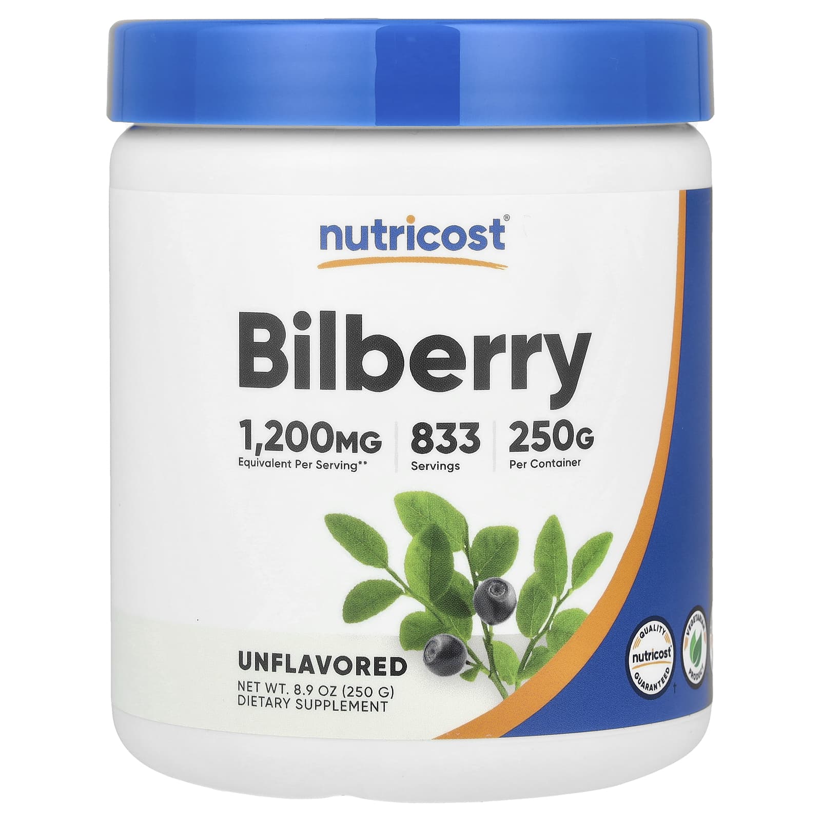 

Bilberry Powder, Unflavored, 250G(8.9Oz)
