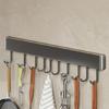 Corner Storage Rack with Hooks Wall-Hung Bathroom Washstand for Home Bedroom