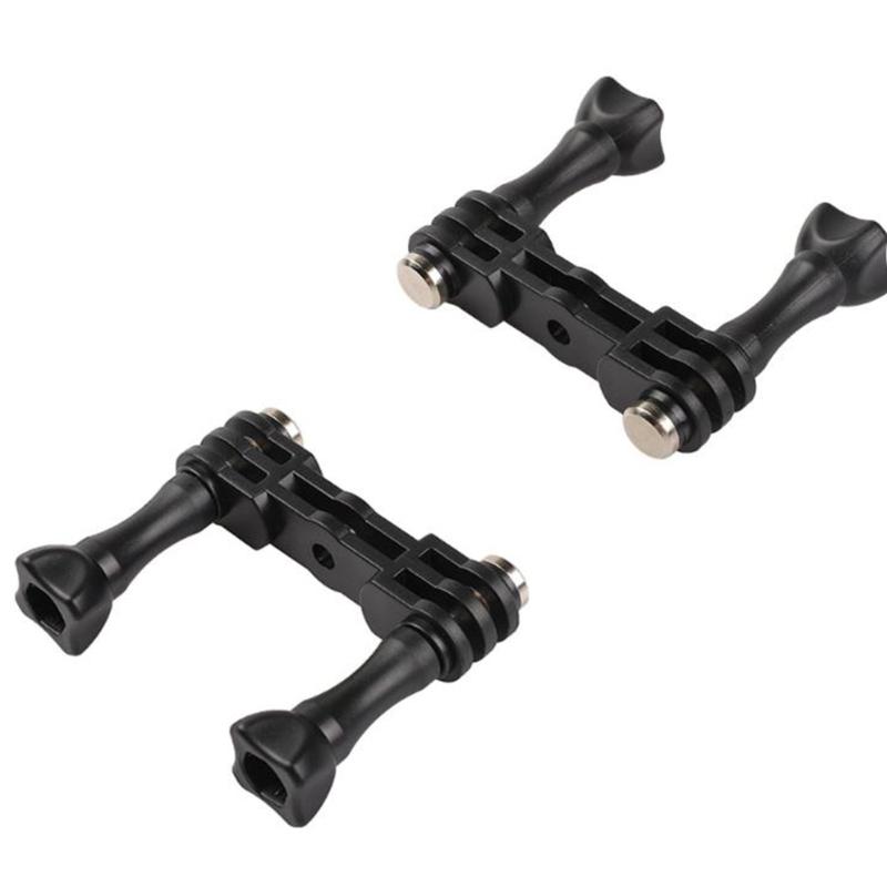 High Strength Double Mount Twin Adapter For 360 X2 X3 Action Camera Mount Adapter Support Photography Accessories