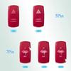 12V/24V 20A Waterproof Marine Grade Momentary ON OFF Red Backlight Rocker Switch for Car Boat RV Truck Horn Winch Polarity Start Battery Switches5