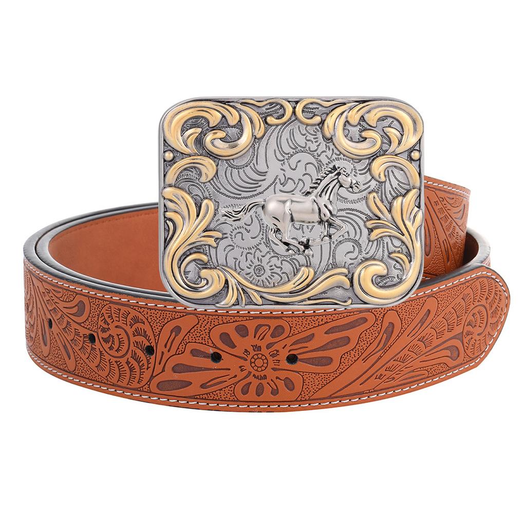 Horse Belt Buckle Leather Craft Metal Replacement Buckle Gift for Father Leather Craft Streetwear Gift Replacement