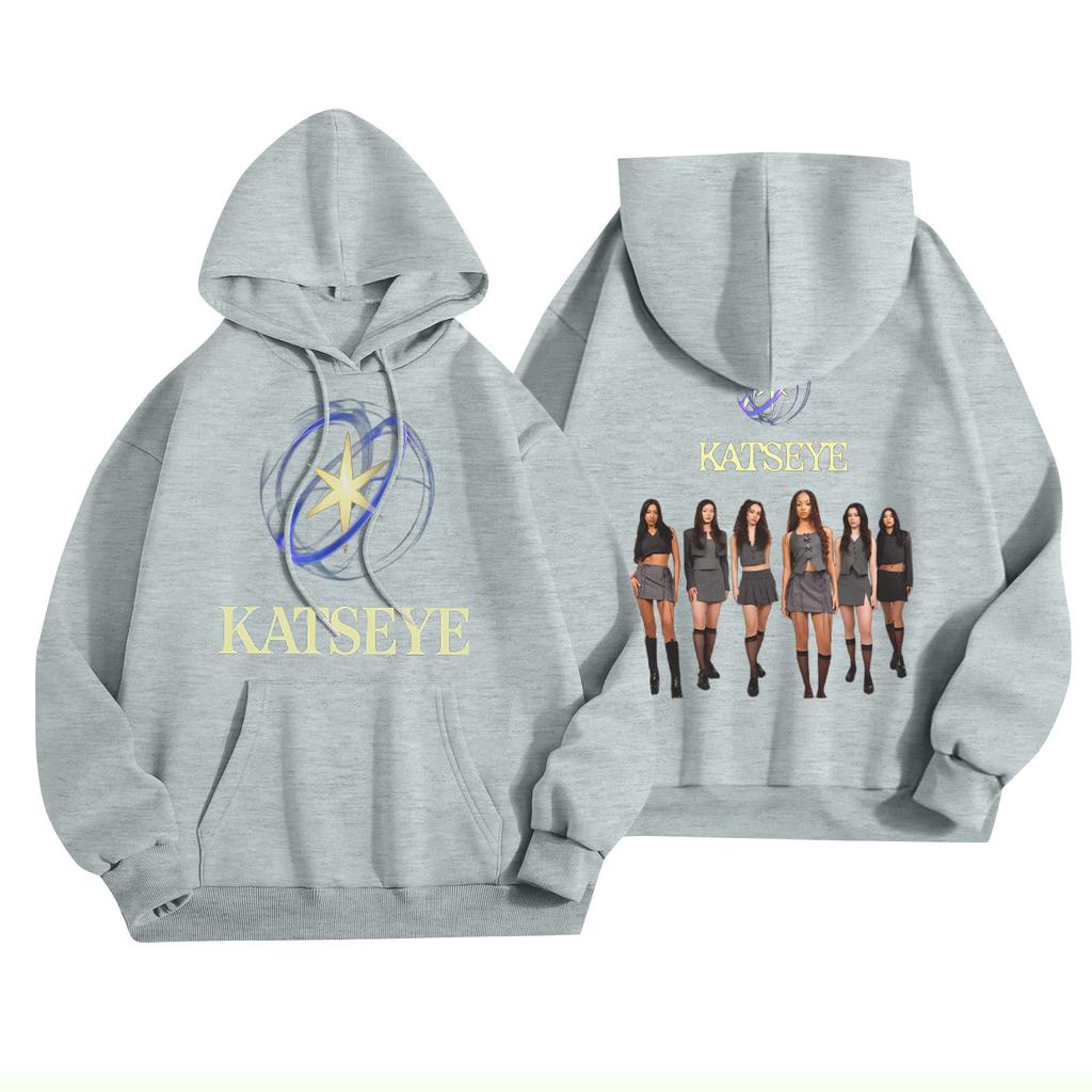 Unisex Fashion Lightweight Long Sleeve Pullover With Pockets Printed Hoodie