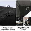 2 Pack Waterproof Cargo Net For Motorcycle, Upgraded High-Elastic Bungee Nets With 6 Strong Hooks, Helmet Luggage Strap Rack Expansion Organizer,