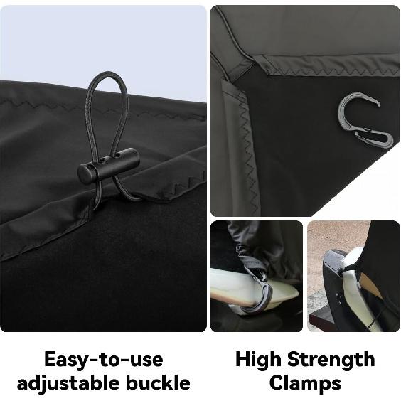 2 Pack Waterproof Cargo Net For Motorcycle, Upgraded High-Elastic Bungee Nets With 6 Strong Hooks, Helmet Luggage Strap Rack Expansion Organizer,