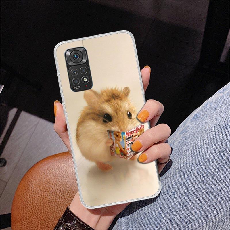 Cute Lovely Pet Hamster Phone Case For Xiaomi Redmi Note 15 14 13 12S 12 11 Pro Plus 14S 11S 11E 10 10S 11T 5G Personalized Cove