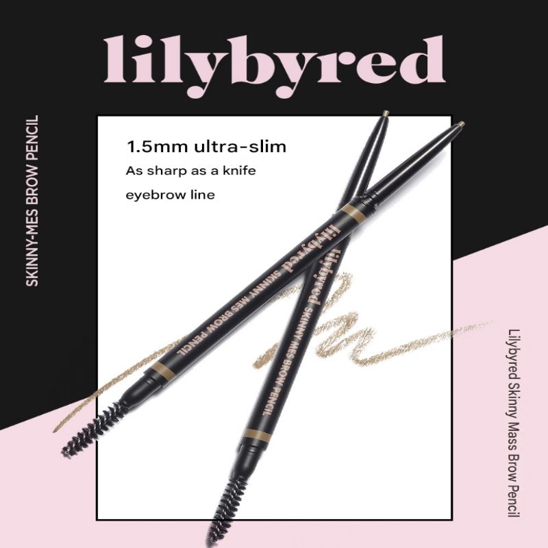Lilybyred Skinny Mascara & Brow Pencil 0.06g (2pcs)