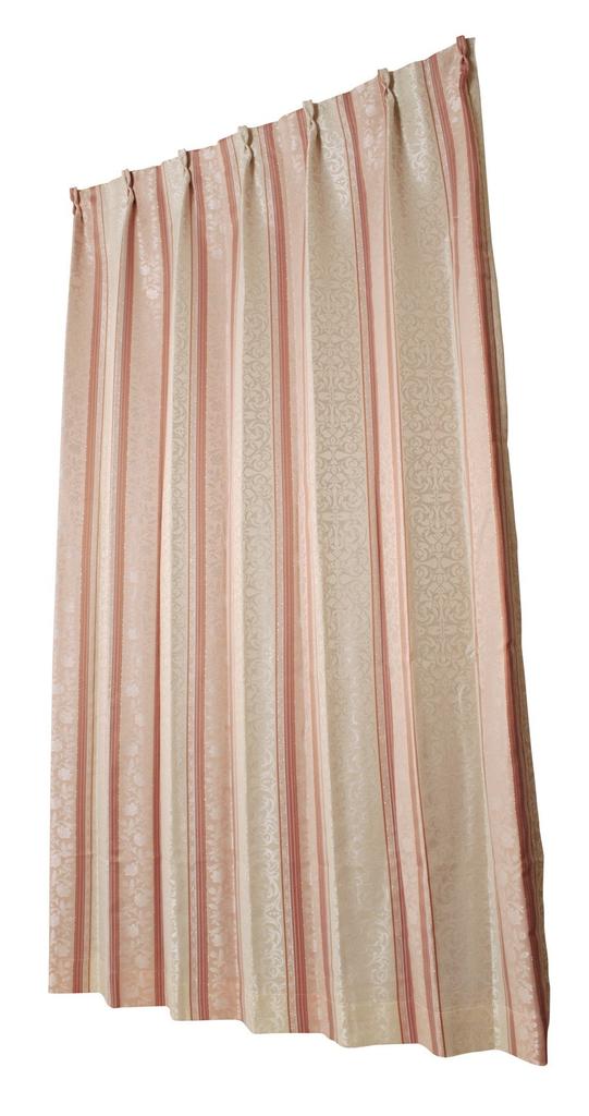 Univer Blackout Drape Angle 200cm Wide X 230cm 1 Panel Curtain, Rose, Long,