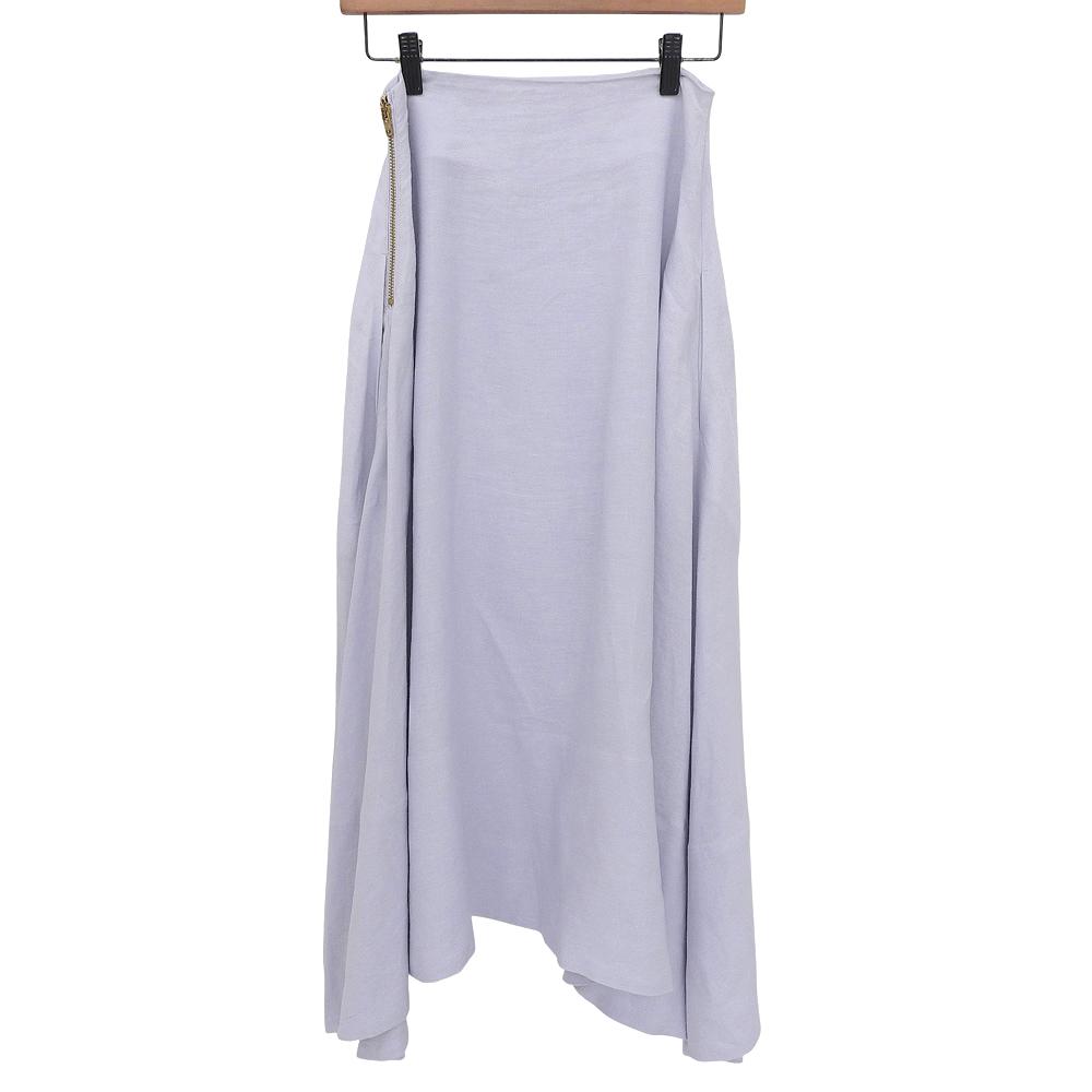 MADISON BLUE Excellent Condition Linen Long Skirt for Women, Light Blue, Size XS, MB191-6031 Skirt XS Light blueUsed