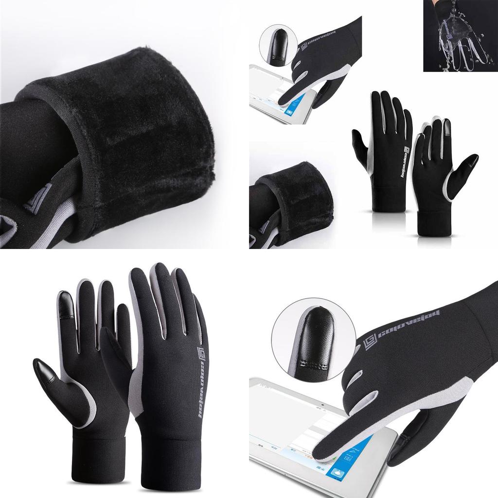 Winter Warm Men Windproof Waterproof Antislip Thermal Touch Gloves Screen