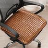 Summer Bamboo Cooling Seat Cushion - Breathable Ice Pad for Office Chair or Car