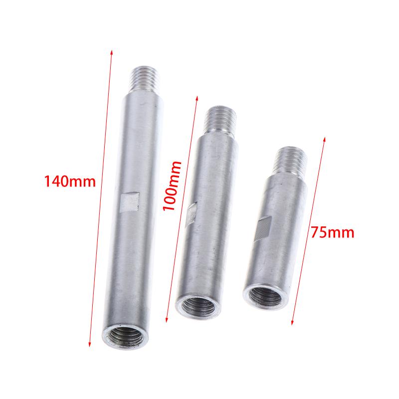 75-140Mm Angle Grinder Extension Connecting Rod M14 Thread Adapter Extension Shaft Arm Polishing Pad Grinding Connectors