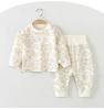 Baumwoll-Basisunterwäsche-Set für Babys mit hohem Bund für Herbst/Frühling