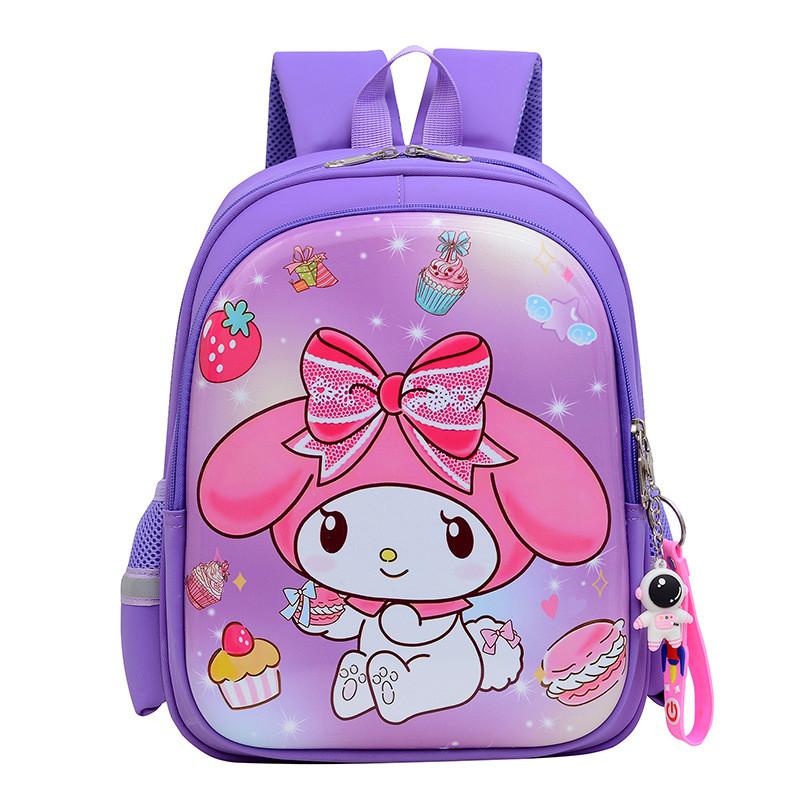 Kuromi Melody Spider Man Elsa Kids Backpack With Breathable Air Cushion Straps For School Girls
