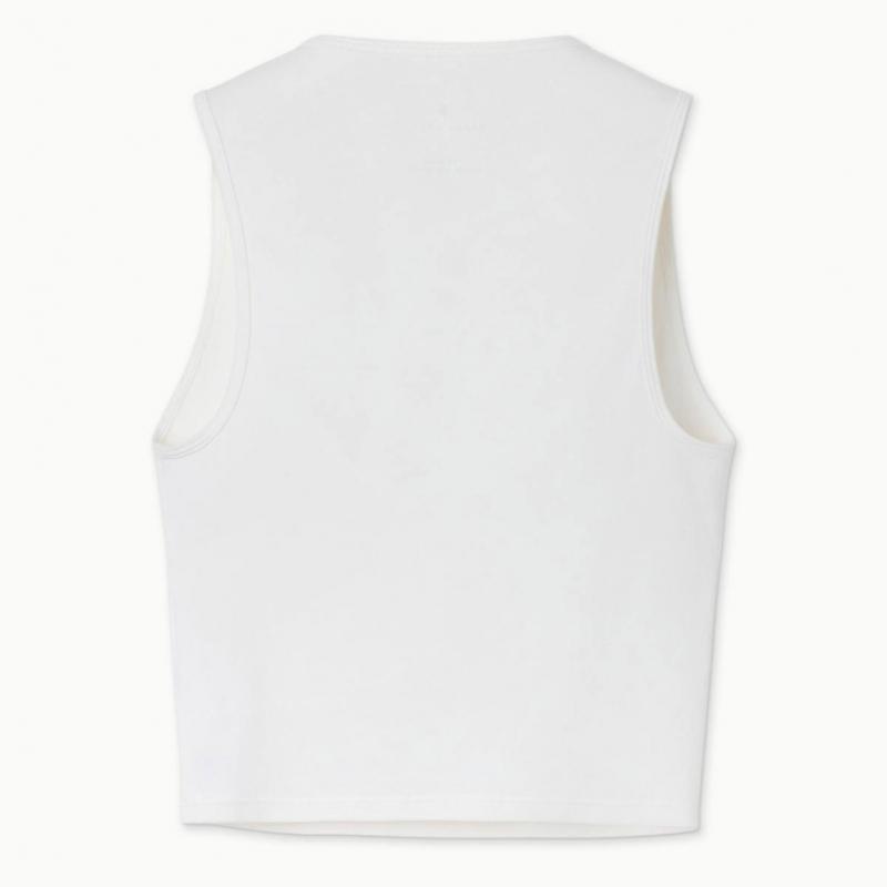 Budhi Mudra Carlo V Tank Top Star White  B61002att40 V10 