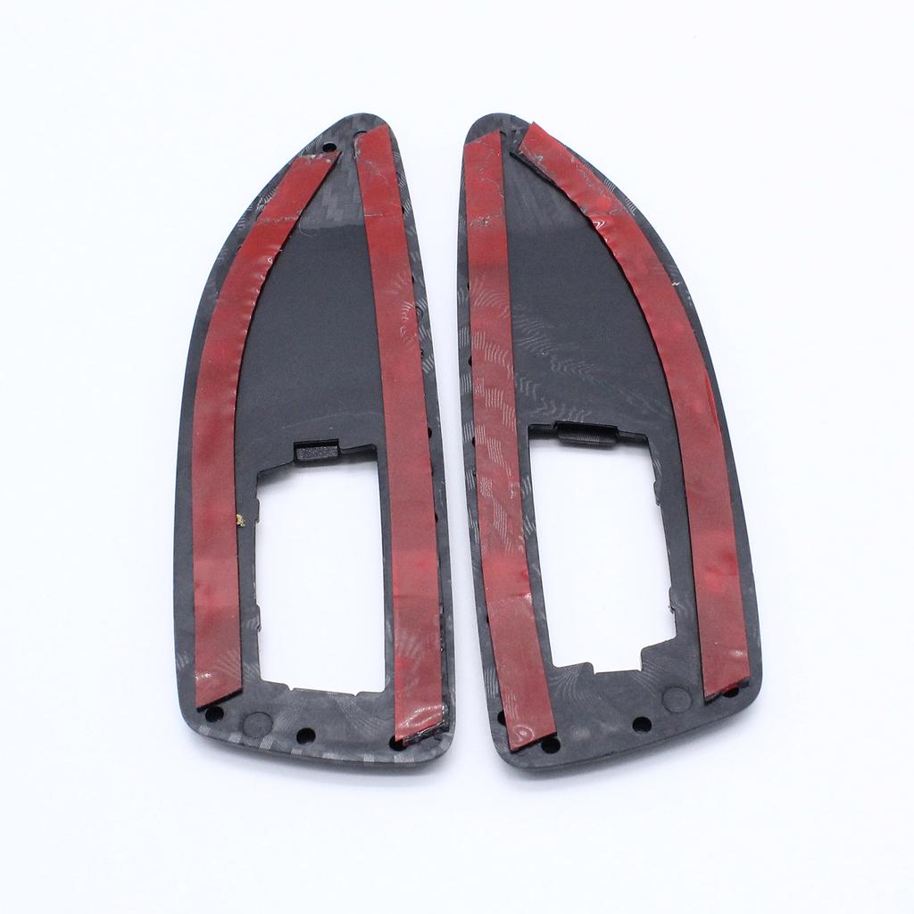 1 Pair Car Front Left And Right Carbon Fibre Effect Side Wing Repeater Indicator Surrounds For Vauxhall Corsa VXR