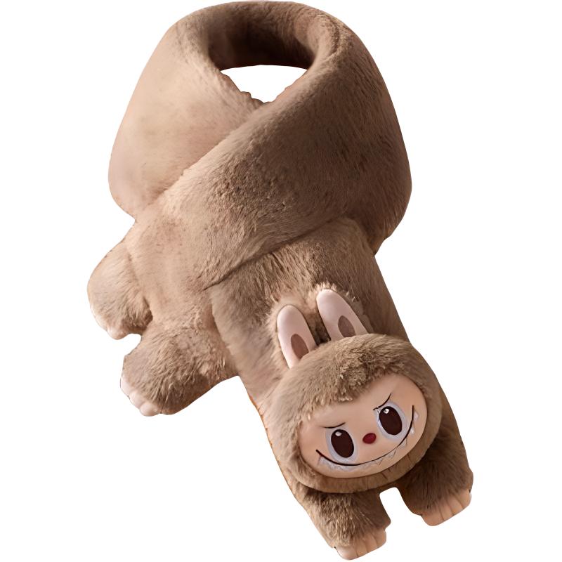 Новый плюшевый шарф POP MART Warmly LABUBU, трендовый продукт PPMT-2411-0039