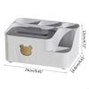 Desktop Tissue Box Compartment Organize Container Toilet Paper Decoration