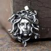 Collier Femme Medusa Pendant Gothic Ancient Greek Snake Necklace Para Hombre Femme Cadeau