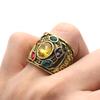 Marvel Avengers Infinity War Thanos Gauntlet Power Ring Jewelry Ornament Cosplay