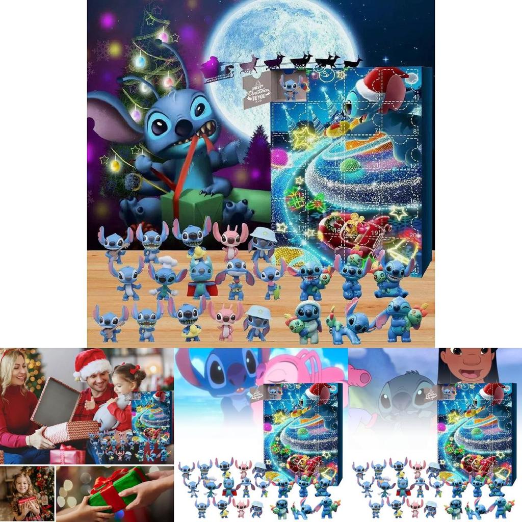 Large Pvc Christmas Countdown Advent Calendar Featuring Adorable Characters And Figures For Holiday Fun