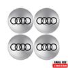 For Audi A4 4Pcs Car Wheel Hub Caps Auto Emblem Tyre Center Covers Accessories For Audi A1 A2 A3 A4 A5 A6 A7 A8 S Quyttro Sline RS Q2 Q3 TT