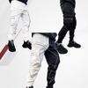 Joggers Kapsáčové kalhoty Reflexní pruh Módní Streetwear Hip Hop Tepláky Černá Bílá Patchwork Hipster Pánské kalhoty