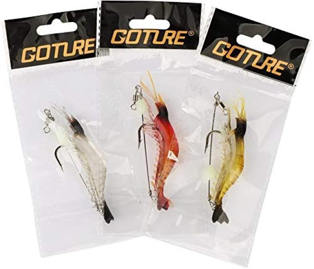 Shrimp Worm Fishing Soft Shrimp Lure Fishing Set of 12 Shrimp Worm Lures for Bass Fishing Lure, Worm, Set, Bait, 6g, 9cm,