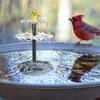 3-Tier Solar Bird Bath Fountain Water Pump Solar Powered Waterfall Feature for Birdbath Garden Backyard Pond Pool Outdoor Decoration 2.5W