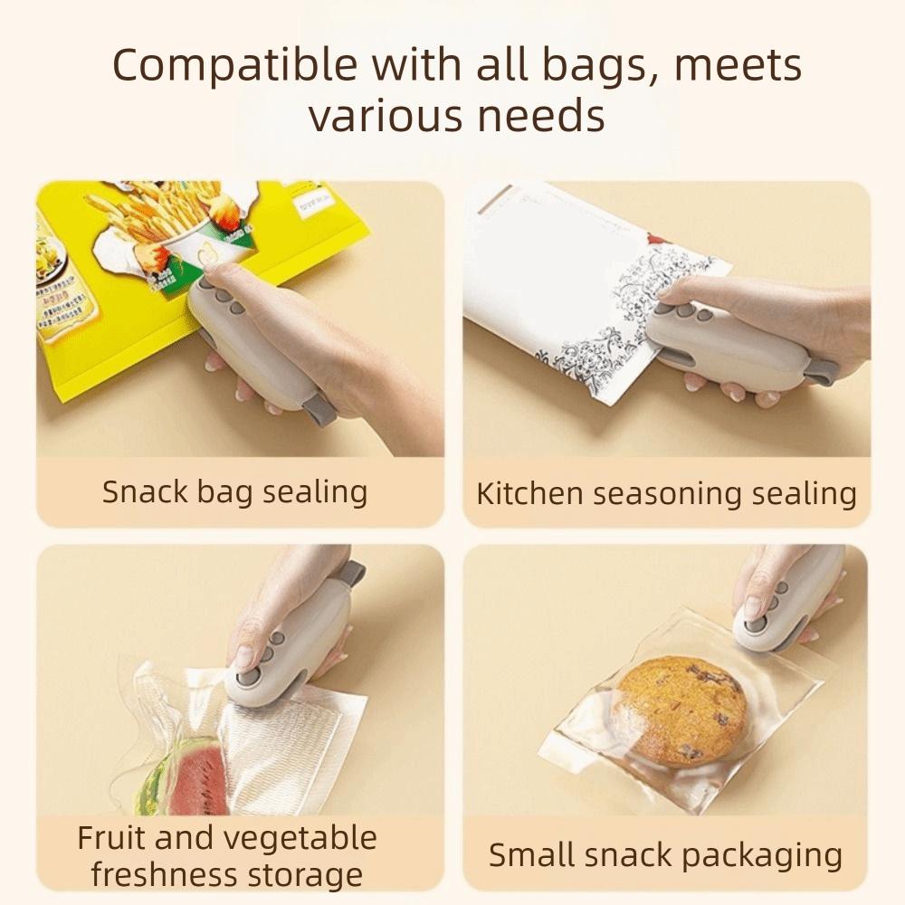 Plastic Spices Bag Sealing Machine Handheld Mini Bag Sealer Food Heat Sealer  Refrigerator