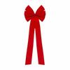 Large Size Christmas Bow Red Velvet Tree Topper Bow Giant Bow Ornament  Front Door
