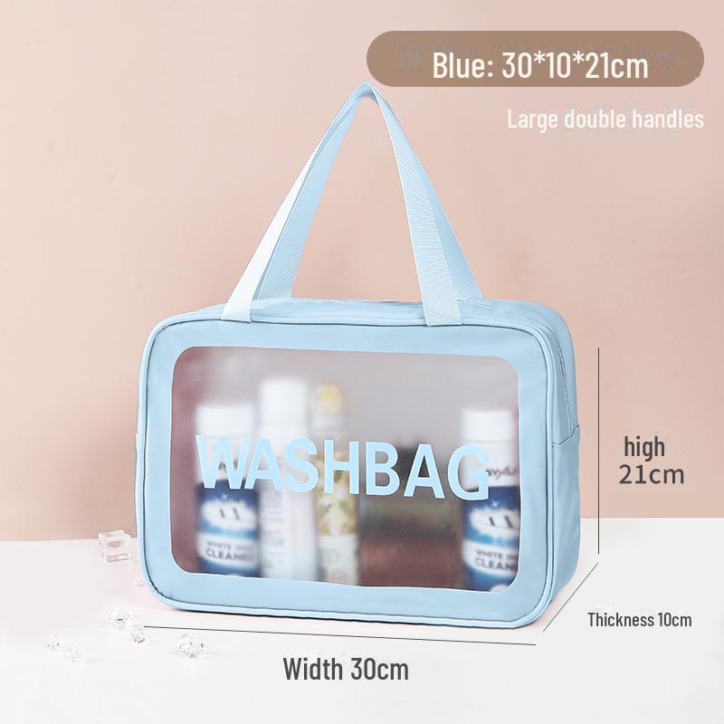 Large Capacity Waterproof PVC Travel Toiletry Bag - Cross-Border Cosmetic & Swim Storage
