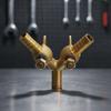 1 PCS Fit Hose Inner Diameter 8mm 10mm Barbed Y 3 Ways Brass Shut Off Valve Gas Valves For Fuel Air Gas