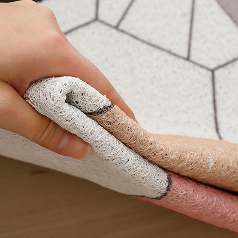 Washable Hexagon Pattern Mats, Non-Slip Carpet, Freely Cuttable, Kitchen Mat, Entrance Doormat, Hallway Doormat, Home