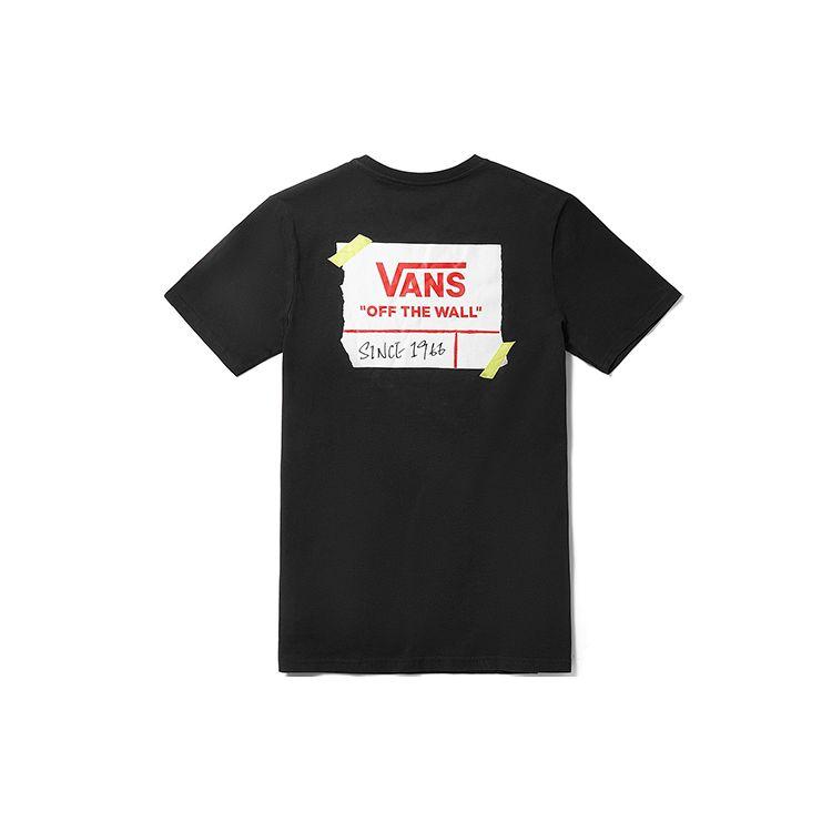 Vans DIY Drop Short Sleeve Cotton T-Shirt Men Tops Black VN0A3ZN5BLK