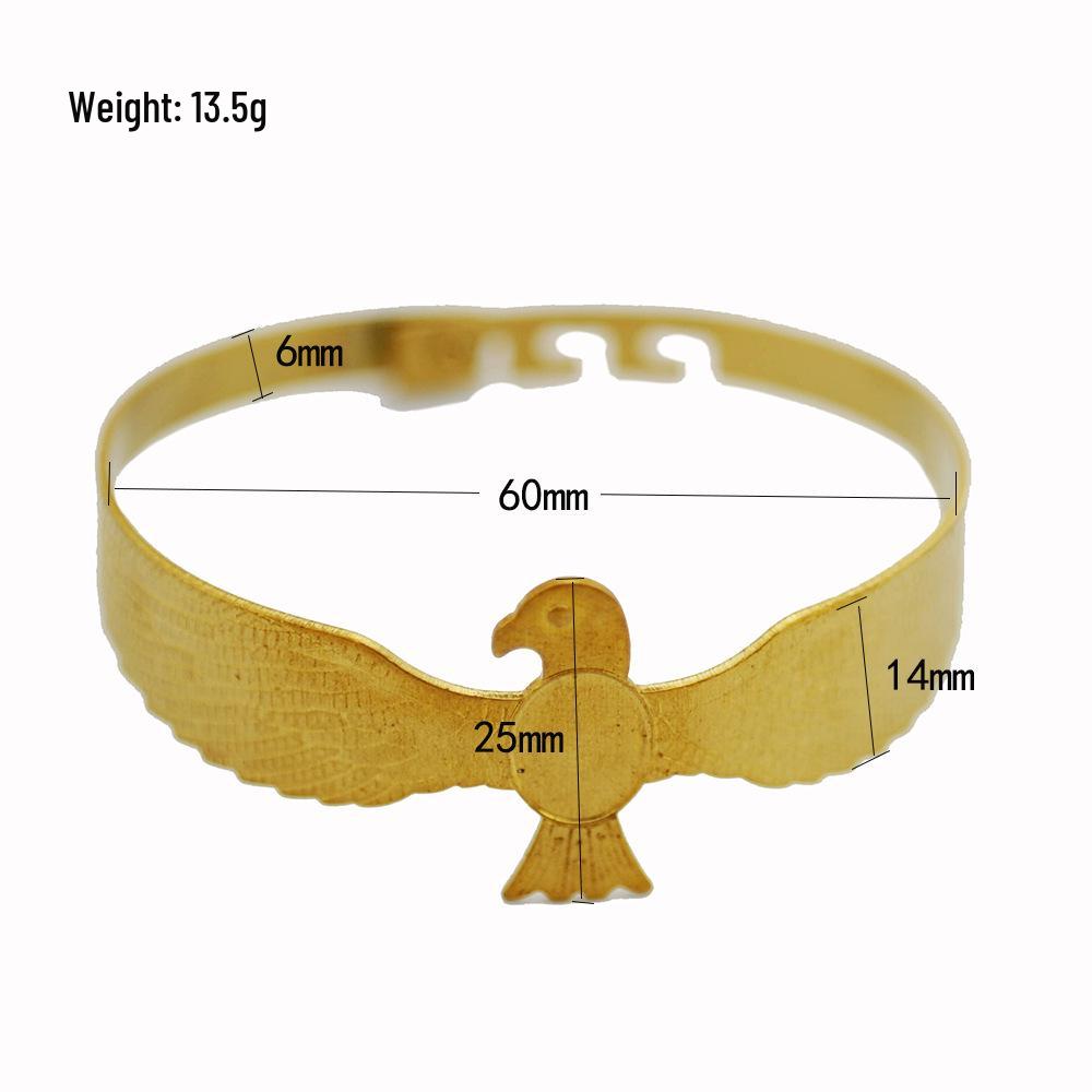 Korean/Japanese Style Copper Leaf Pattern Women s C-Shaped Bracelet