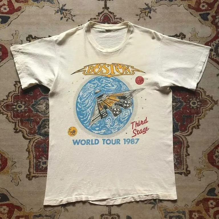Band Boston Band Tour TShirt For Men And Women All Size MM1061 Unisex T-Shirt L