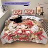 3pcs Cardcaptor Sakura Bedding Set - 1 Soft Quilt Cover + 2 Pillowcases, Machine Washable - Suitable for All Seasons, Perfect Gift for Famil