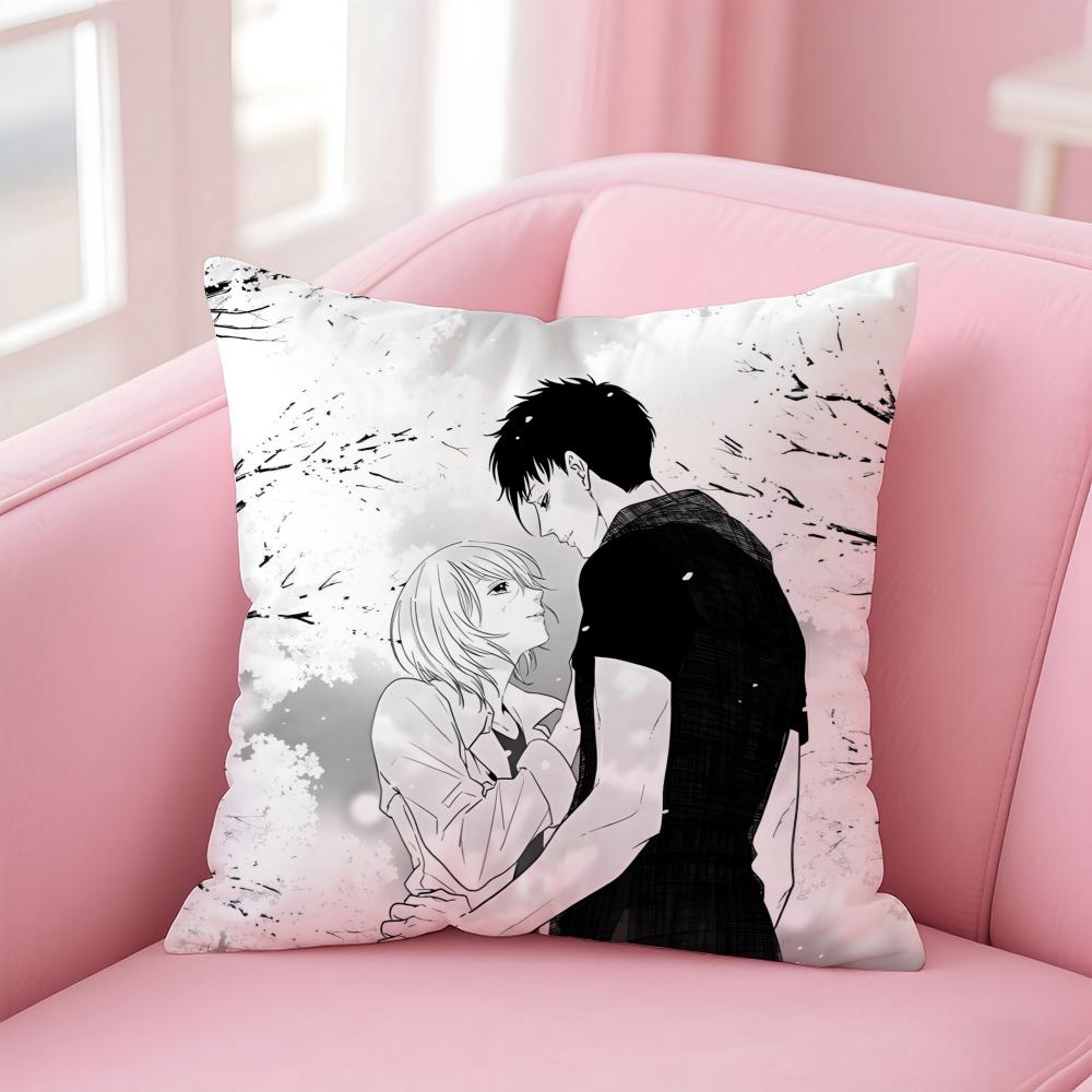 Cartoon Anime DDEVILS LINEL Cushion Cover Pillow Case Soft Skin Friendly Fabric  Concealed Zipper
