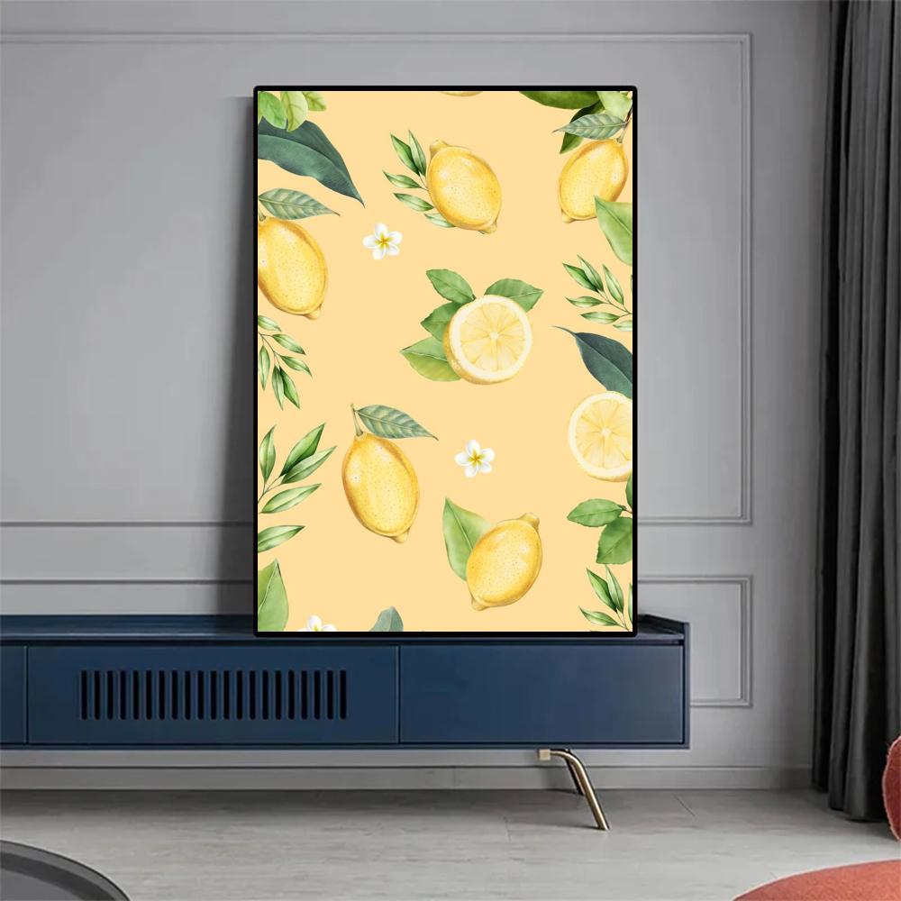 1ks La Dolce Vita Citronový Plakát Papírový Tisk Domácí Ložnice Vstup Bar Kavárna Umělecká Malba Dekorace