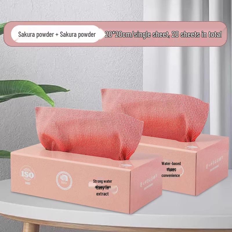 Reusable and Disposable Kitchen Dishcloths - Thick, Washable, Dual-Use Wet & Dry Scouring Pads