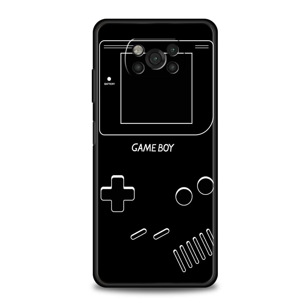

Чехол для игрового телефона Gameboy Boy для Xiaomi Poco X5 Pro X4 X3 NFC F5 Pro F4 F3 GT M5 M4 Pro 5G M3 C51 C50 C55, мягкий силиконовый чехол Poco X3 NFC