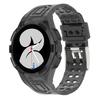 Case+Strap for Samsung Galaxy Watch 6 4 40mm 44mm Transparent Silicone Band Sport Bracelet Galaxy Watch 4 Classic 46 Accessories