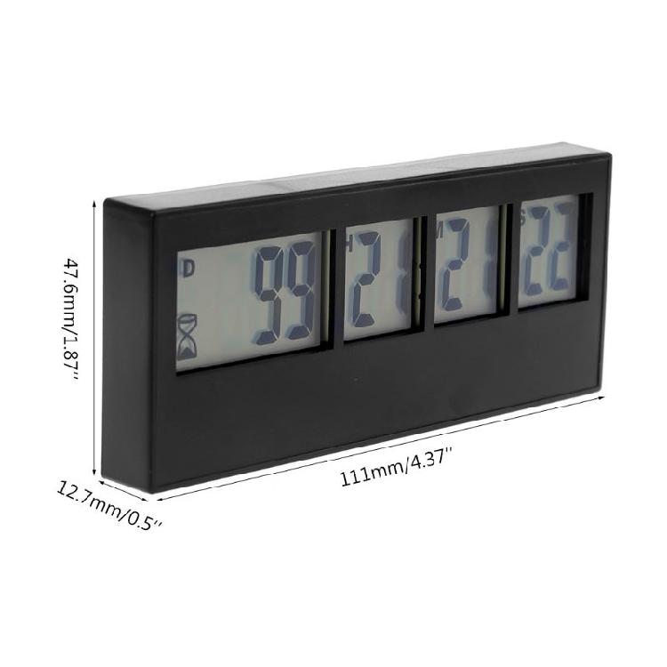 Digital Countdown Days Timer Big 999 Days Count Down Clock for Vacation Retire