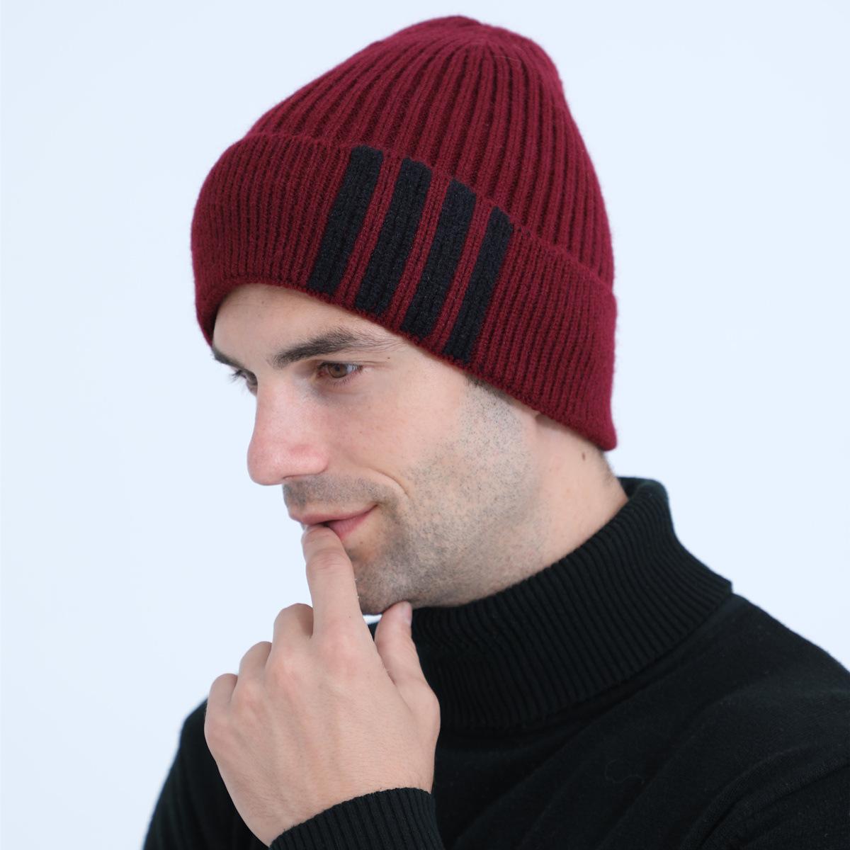 Модный мужской новый плюс флисовый вязаный пуловер — фото 9