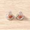5Pcs Fashion Christmas Charms Cute Christmas Ring Bell Socking Pendant For Earring Necklace Making Accessories