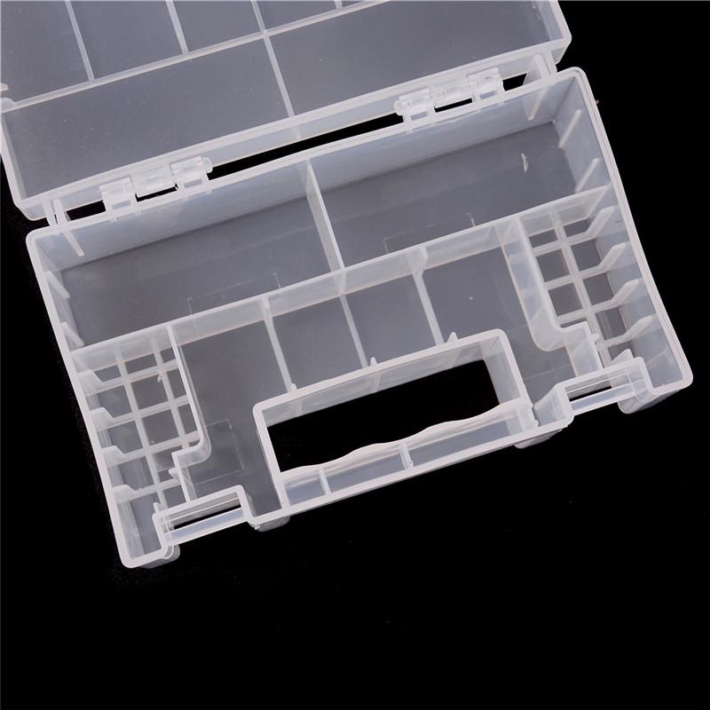 Large Portable Hard Plastic Battery Case Holder Storage Box For Aa Aaa Batteries