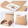 Zipper Paper Box Express Logistics Ultra-thin Thickened Three-layer Corrugated Paper Invoice Contract Report Transport Packaging