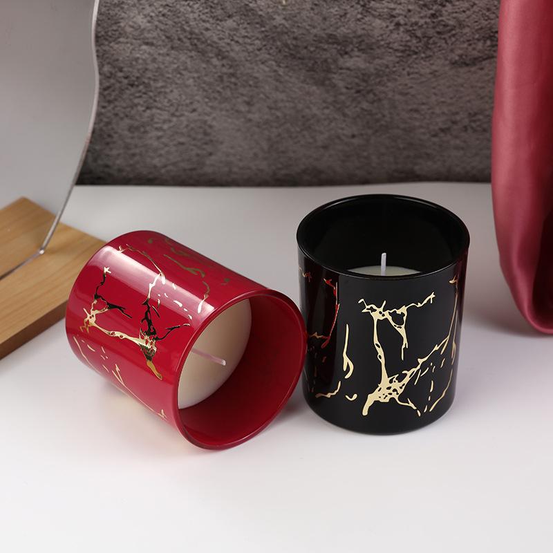 Handmade Non-gilding Glass Cup Scented Candle Creative Scented Souvenir Scented Candle