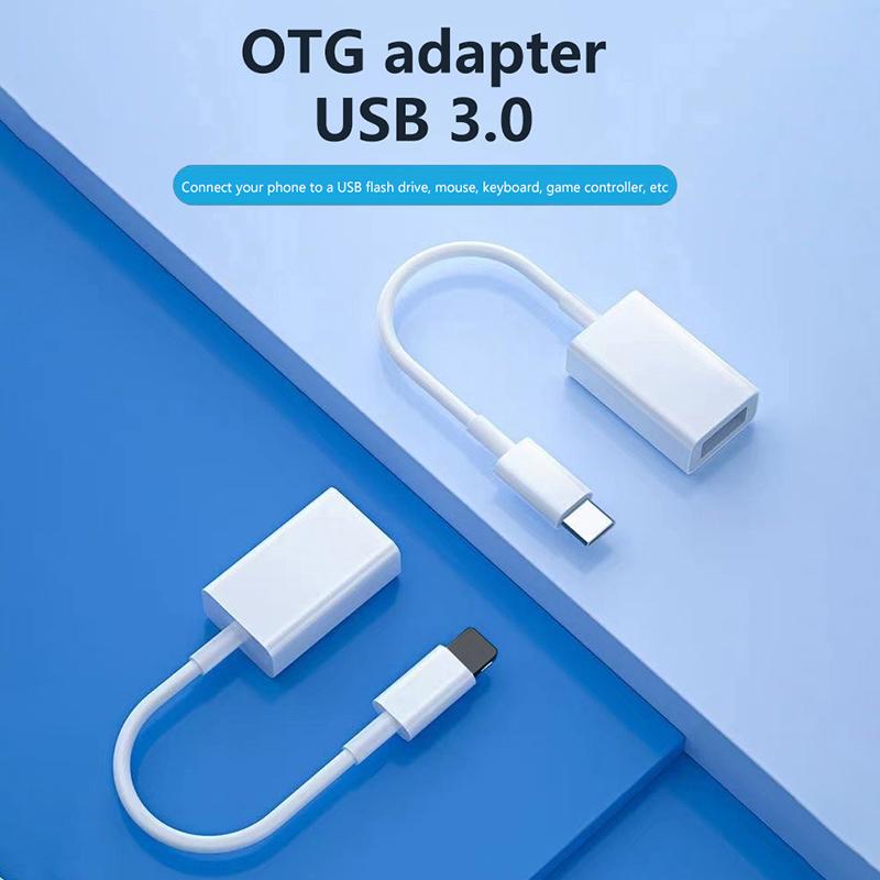 Mobile Usb Flash Drive Game Controller Multi-Function Converter Lightning To Usb3.0 File Fast Transfer For Iphone Huawei