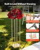 Wedding Flower Stand, 10PCS 80cm Column Flower Stand, Floral Stands with Metal Laminate, Cylindrical Cubic Floral Display Rack for Wedding, Party,